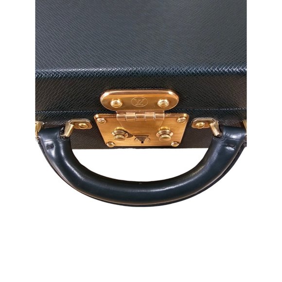 LOUIS VUITTON LV Mens Lawyer Professor Leather Hard President Briefcase Attache - Picture 6 of 14